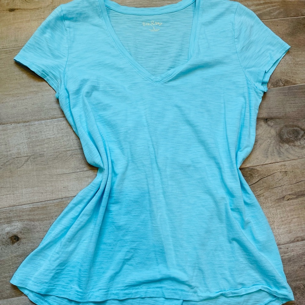 Lilly Luxletix Pulitzer S t-shirt VGUC